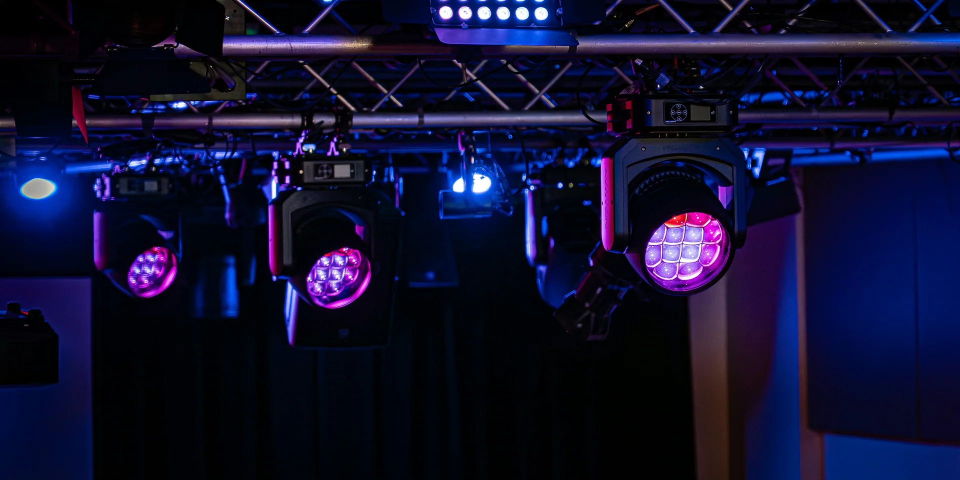 Architectural lighting commissioning in a permanent venue.